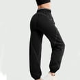 thumbnail image 4 of FRSASU Women's Lightweight Harem Pants Loose Fit Running Gym Fitness Pants Breathable Training Tennis Workout Trousers Black, 4 of 9