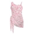 thumbnail image 6 of Tutolipy Adjustable Shoulder Straps Girls One Piece Swimsuits, Mesh Fabric Adjustable Strap Girls' One Piece Swimsuit with Cover Up for Bathing 17-18 Years Old, 6 of 10