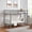 Grey, variant on Twin Over Twin Bunk Bed, Solid Wood Bunk Bed Frame with High Guardrails and Ladder, Heavy Duty Wooden Slats, No Box Spring Needed for Kids, Teens, Guest Room, White