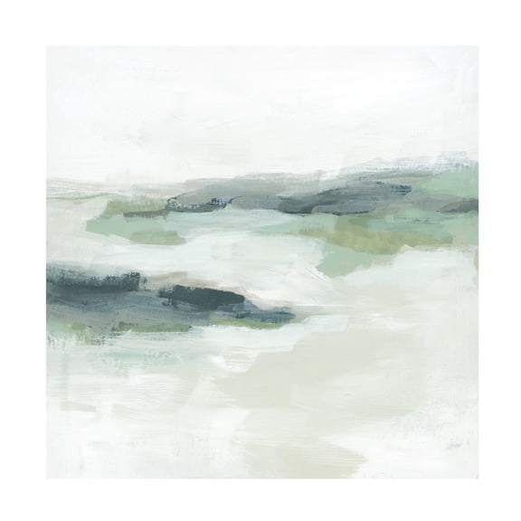 Canvas Wall Art - June Erica Vess 'Sage Coast I' Wall Art for Living Room, Bedroom, or Office Décor by Trademark Fine Art - 24 x 24 Inches