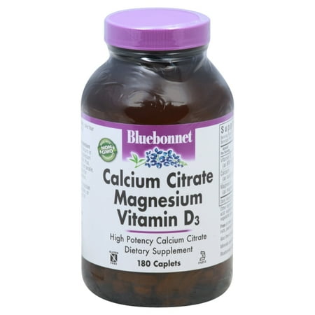 Bluebonnet Nutrition Calcium Citrate Magnesium Vitamin D3 ...