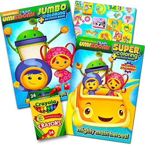 Team Umizoomi Coloring Book Super Set -- 2 Coloring and Activity Books ...