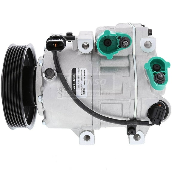 Denso 4716066 New Compressor w / clutch Fits select: 2009-2012 HYUNDAI GENESIS