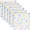 thumbnail image 6 of GZHJMY Soft Reusable Satin Table Decorative Napkins,20x20InX4 PCSColorful Polka Dot,Family Dinner Wedding Banquet, Cocktail Party, Kitchen,Birthday Party, 6 of 7