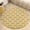 Flannel, variant on Princess Cute Bow Round Area Rugs for Bedroom Living Room, 4FT Soft Indoor Circle Carpets, Carpet Home Decor Floor Mat