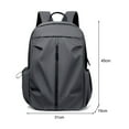 thumbnail image 2 of Mochila Oxford Bolsa de negocios impermeable con cremallera para viajes de oficina Gris JShteea Para Estrenar, 2 of 6