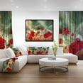 thumbnail image 3 of DESIGN ART Designart 'Wild Red Poppy Flowers in Sky' Floral Framed Canvas Art Print, 3 of 3