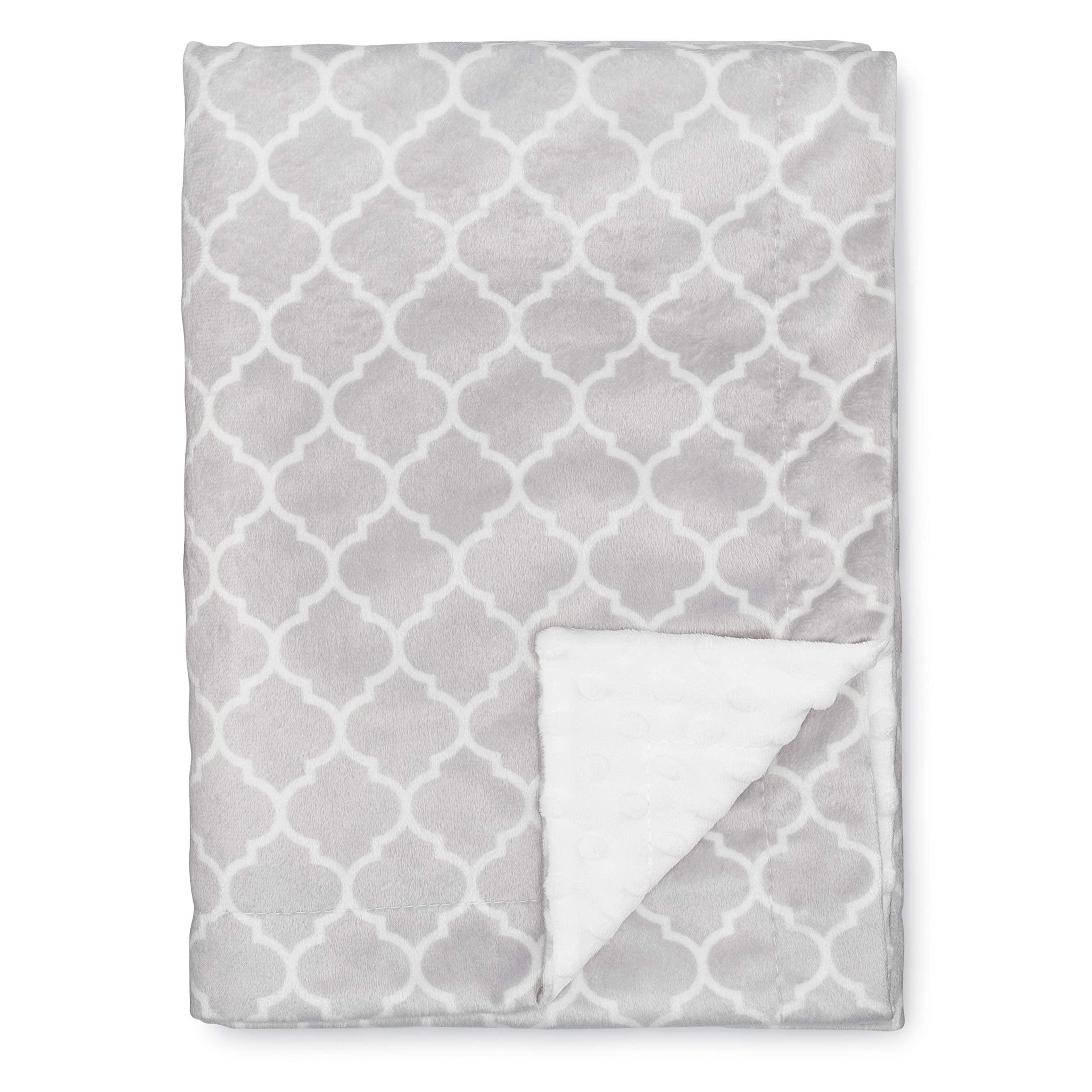 Super Soft Bubble Mink Baby Blanket Newborn Reversible Comforter Throw Unisex 