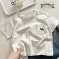 thumbnail image 4 of Wxolcjlv Boys Summer Horse Print Tee Casual O Neck Short Sleeve T Shirt with Pocket, 4 of 4