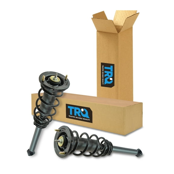 TRQ Rear Quick Complete Shock Strut Spring Assembly Driver Passenger Pair 2pc SCA61086