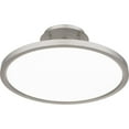 thumbnail image 2 of Quoizel Outskirts Integrated LED Brushed Nickel Semi-Flush Mount - Brushed Nickel, 2 of 8