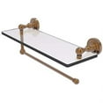 thumbnail image 1 of Dottingham Collection Paper Towel Holder with 16 Inch Glass Shelf - DT-1PT/16-BBR, 1 of 1