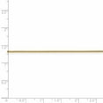 thumbnail image 5 of The Black Bow 1.1mm 14k Yellow Gold Solid Flat Cable Chain Necklace, 22 Inch, 5 of 9