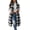 A-Black, variant on Women's Cozy Teddy Fleece Gilet Warm Sleeveless Longline Waistcoat for Fall/Winter Layering