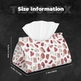 thumbnail image 5 of Pofeuu Different Meat Print Tissue Box Cover, Modern Decorative PU Leather Rectangular Tissue Box Case Organizer Holder for Vanity Countertop, Night Stands, Livingroom, 5 of 7