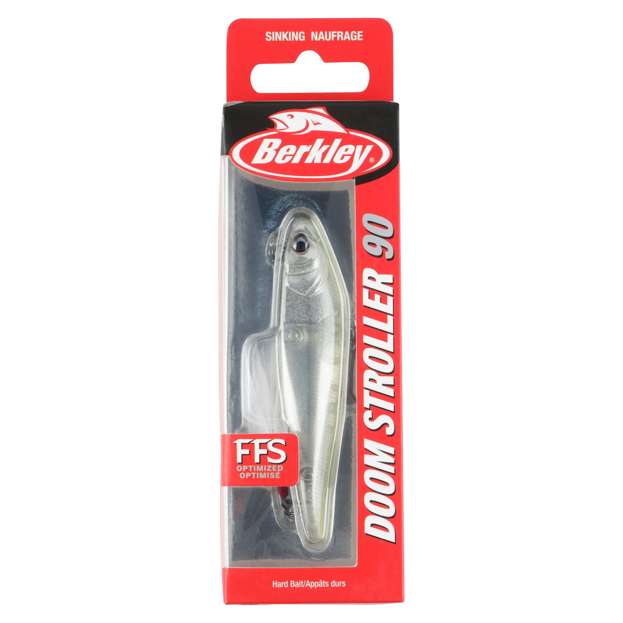 Berkley Doom Stroller Fishing Lure, 3.5 in, Misty Minnow (1-count)
