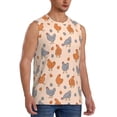 thumbnail image 2 of Balery Funny Chicken Camisetas sin mangas para hombre, absorbe la humedad y protege contra el mal olor.-3X-Large, 2 of 7
