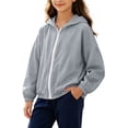 thumbnail image 5 of Acaics Girls Rain Jacket Waterproof lined Hooded RainCoats Windbreaker Size 3-16Y., 5 of 9