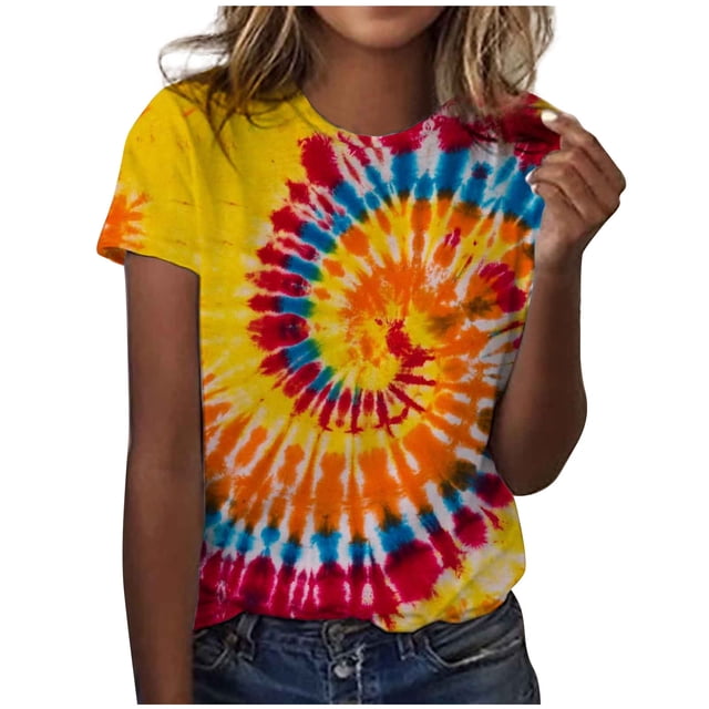 Birdeem Mode Femme Blouse Décontractée à Col Rond Imprimée T-Shirt à Manches Courtes Hauts d'Été