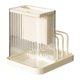 thumbnail image 1 of Estante de almacenamiento de cocina, práctico organizador de vajilla, caja para tapa de olla para comedor Beige, 1 of 9