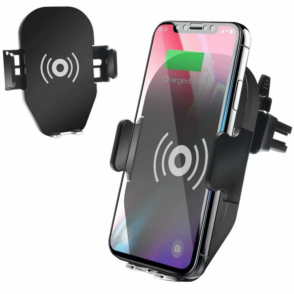 Motorized Wireless Car Charger Mount, Qi Certified, Air Vent Wireless