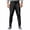 Black.A, variant on HBGVBA Men's Pants,Trousers for Men,Men's Casual Fashion Solid Color Drawstring Elastic Waist Pocket Zipper Versatile Daily Wear Pants