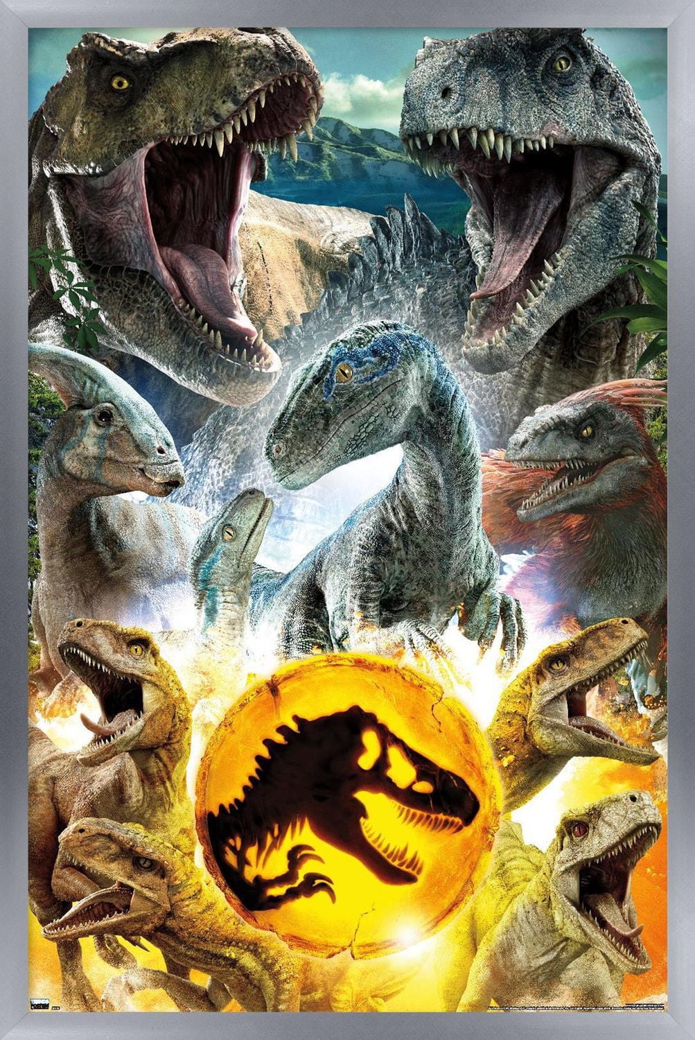 Jurassic World: Dominion - Group Wall Poster, 22.375" x 34"