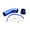 Blue, variant on Car Universal Aluminum Intake Pipe 3inch/76mm Racing Cold Air Intake System Turbo Induction Tube Kit Washable