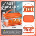 thumbnail image 3 of Bolsa de cosméticos Geetery Chenille Letter Orange Nylon 23x15x12 cm, 3 of 7