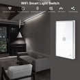 thumbnail image 4 of Generic Smart Light Switch WiFi Wall Touch Switch APP Remote Control Voice Control Timer Function Compatible with Google Assistant/Alexa/ IFTTT, 1 Gang, 4 of 8