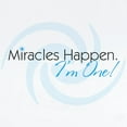 thumbnail image 2 of CafePress - MIRACLES HAPPEN Infant Bodysuit - Baby Light Bodysuit, Size Newborn - 24 Months, 2 of 4