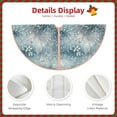 thumbnail image 3 of Fotbe enchanted winter snowflake holly Pattern Christmas Tree Skirt, Tree Skirts Plush Christmas Decorations, Christmas Tree Skirts Xmas Decorations Holiday Party Decor-48", 3 of 6