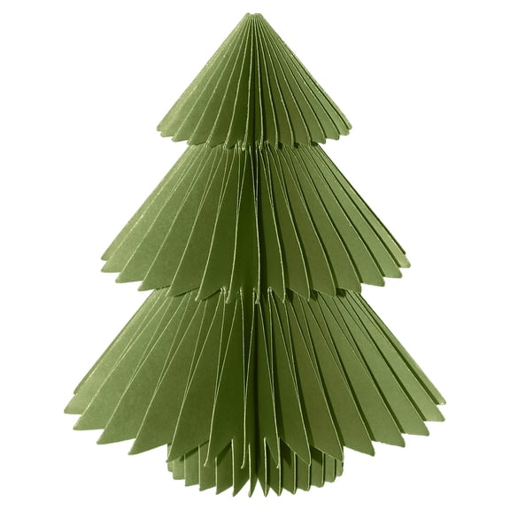 Briarwood Lane Christmas Honeycomb Paper Decor 6x5 Green Tree Honeycomb - Medium Magnetic For Christmas Honeycomb Paper Decor Party Centerpiece Decoration