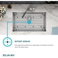 thumbnail image 6 of Elkay ECTSR33229TBG1 Crosstown Equal Double Bowl Dual Mount Stainless Steel Sink Kit, 6 of 13