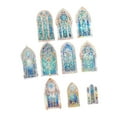 thumbnail image 1 of 10 Pieces Handbook Stickers DIY Decorative Diary Sticker for Journal Planner D, 1 of 8