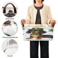 thumbnail image 5 of St Patricks Pattern Of Dachshund in A Shamrock Hat Storage Basket Soccer Plaid Fabric Hoard Box Oversized Collapsible Closet Organizer with Metal Iron Frame 16.9×11.4×7.7in, 5 of 8