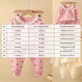 thumbnail image 4 of TOWED22 Toddler Girl Clothes Long Sleeve Bowknot Outfits Wide Leg Pants Two Piece Fall Winter Clothing Set for Girls,White,7-9 Y, 4 of 8