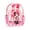 Pink, variant on Minnie Mouse Transparent Backpack Clear 16" Disney Girls Bows Polka Dot
