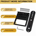 thumbnail image 3 of TL Electric Guitar Bridge with Printed String Plate, Enhanced Guitar Performance for TL Guitar with Streamlined Design, 3 of 7