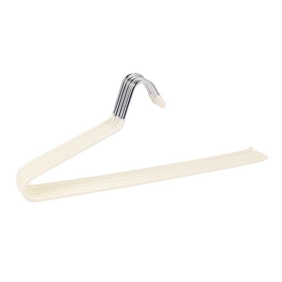 Z Shaped Pants Hangers for Men, Heavy Duty Iron Clothes Rack, Space Saving Closet Organizer, 5-Pack