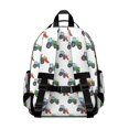 thumbnail image 2 of Tractor and Loaders Gray Pattern Cute School Backpack Bag for School with Padded Back and Adjustable Shoulder Straps 15.25"x11.5"x5.25", 2 of 4