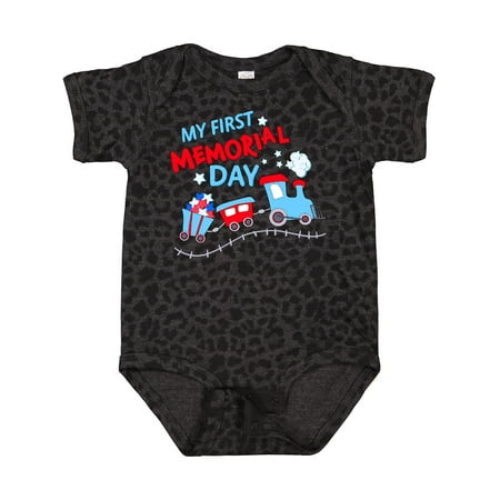 

Inktastic My First Memorial Day Train Gift Baby Boy or Baby Girl Bodysuit