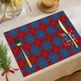 thumbnail image 4 of Dmlowu Christmas Placemats - Non-Slip Placemats for Dining Table, Heat Proof Christmas Place Mats for Kitchen Dining Holiday Party Decor, Merry Christmas Decorations Table Mats, 4 of 6