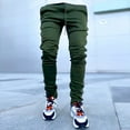 thumbnail image 2 of gakvov Cargo Pants For Men Men's Multi-pocket Reflective Straight-leg Sports Casual Overalls, 2 of 4