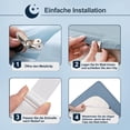 thumbnail image 4 of Tensor elástico para sábana ajustable, correa de sujeción ajustable para sábanas, sofás y fundas para planchar (blanco, paquete de 4), 4 of 5