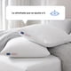 thumbnail image 4 of Almohada Ajustable Suave Luuna, 2 Pack, Relleno 100% Memory Foam Triturado Ajustable, Funda Lavable, blanco Estándar, 4 of 9