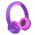 thumbnail image 1 of Contixo Kid Safe 85dB On Ear Auriculares inalámbricos Bluetooth plegables, microteléfono incorporado, entrada y salida de audio (púrpura + rosa), 1 of 3