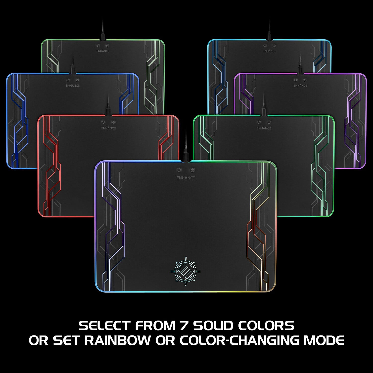 ENHANCE LED Gaming Mouse Pad