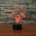 thumbnail image 2 of YSTIAN 3D Shark Remote Control 16 Color Night Lights Illusion Acrylic LED Table Bedside Lamp Children Bedroom Desk Decor Birthday Christmas Gift Toy for Kids, 2 of 7
