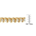 thumbnail image 4 of 14K Yellow Gold 4ct TDW Diamond S-Link Bracelet (H-I, I1-I2), 4 of 4